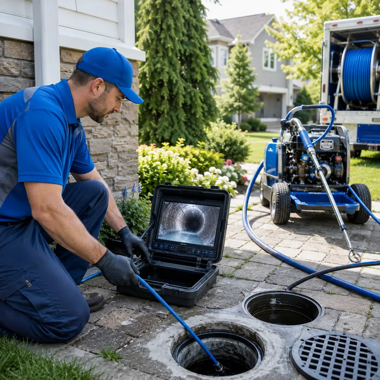 Outdoor drain cleaning professionals serving Troup, TX